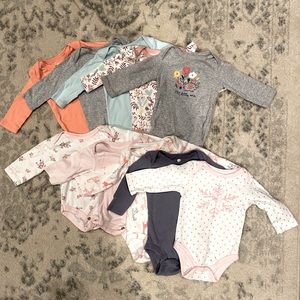 0-3 Month 10 piece Longsleeve bundle